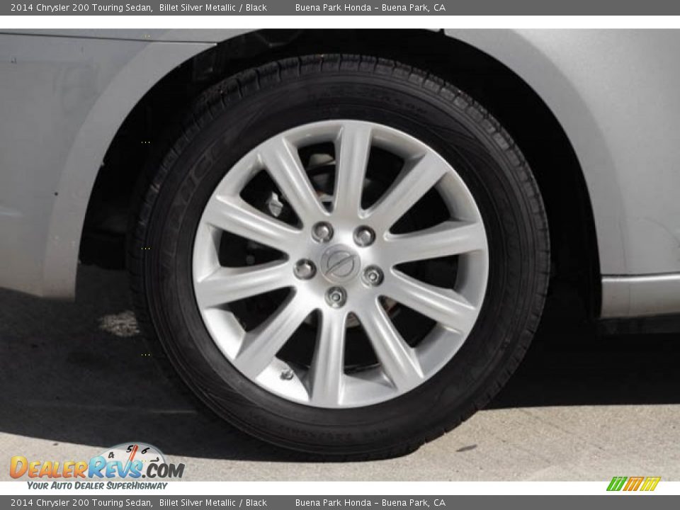 2014 Chrysler 200 Touring Sedan Billet Silver Metallic / Black Photo #31