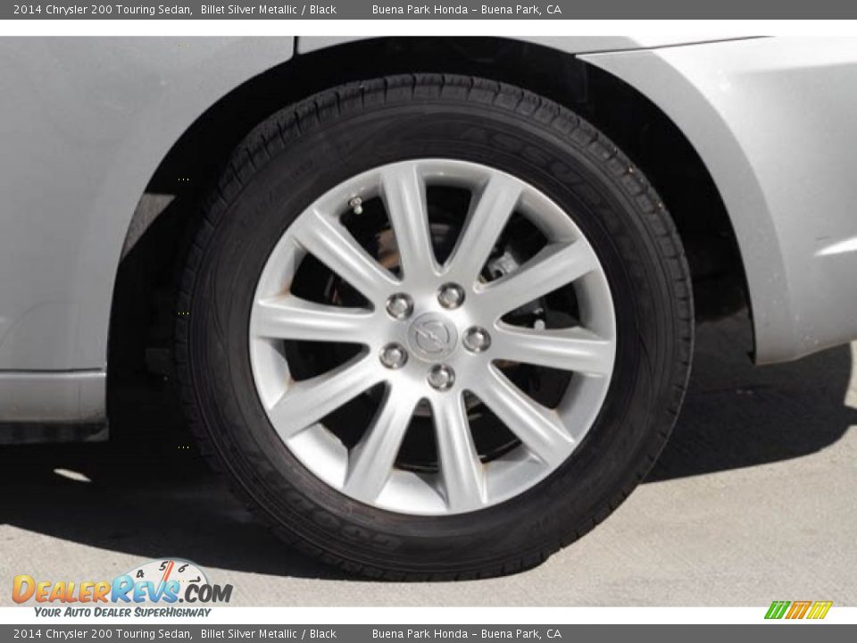 2014 Chrysler 200 Touring Sedan Billet Silver Metallic / Black Photo #33