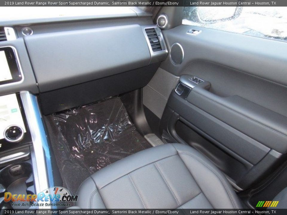2019 Land Rover Range Rover Sport Supercharged Dynamic Santorini Black Metallic / Ebony/Ebony Photo #15