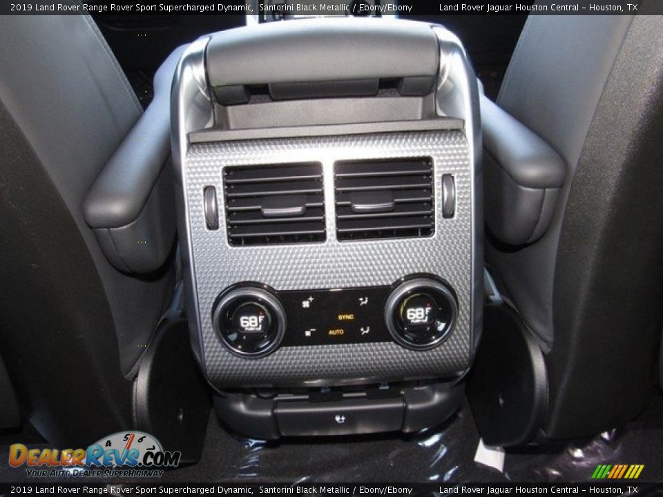 2019 Land Rover Range Rover Sport Supercharged Dynamic Santorini Black Metallic / Ebony/Ebony Photo #16