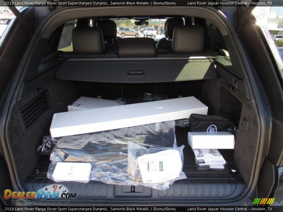 2019 Land Rover Range Rover Sport Supercharged Dynamic Santorini Black Metallic / Ebony/Ebony Photo #17