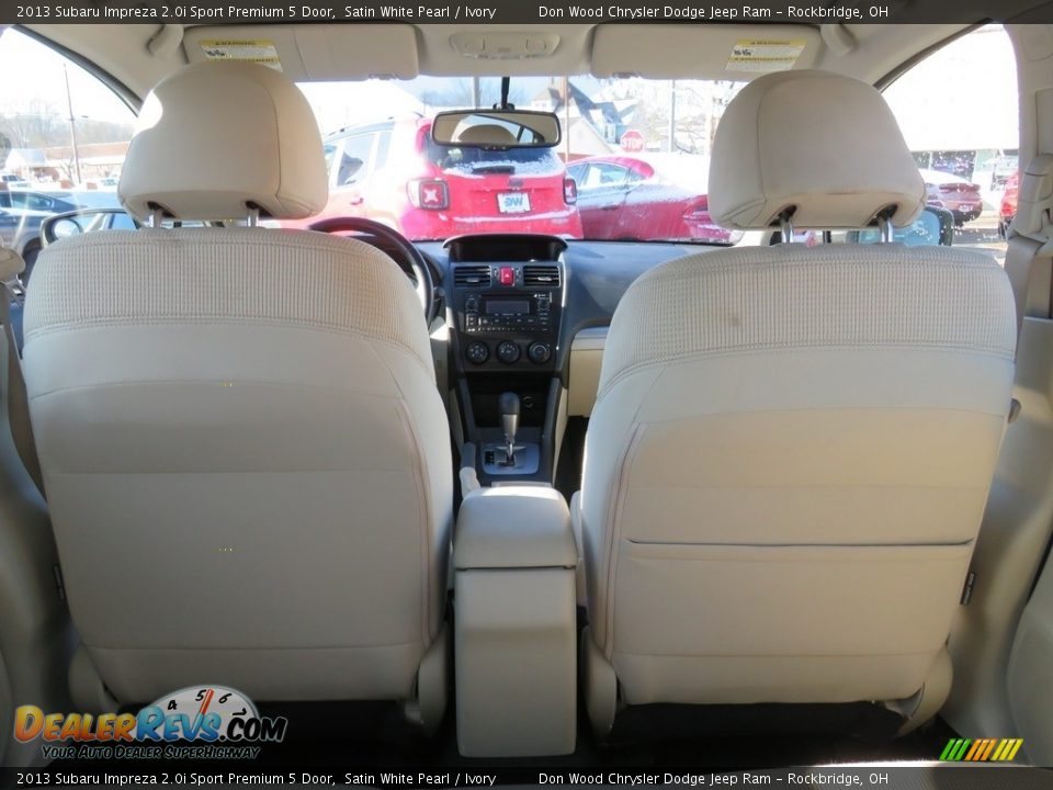 2013 Subaru Impreza 2.0i Sport Premium 5 Door Satin White Pearl / Ivory Photo #14