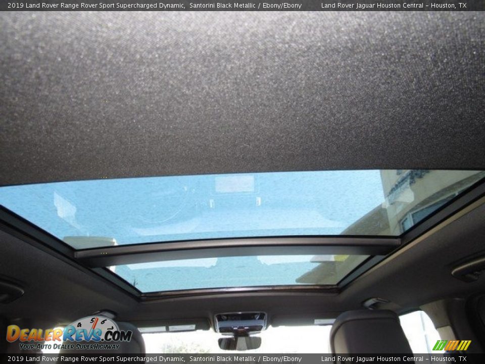 2019 Land Rover Range Rover Sport Supercharged Dynamic Santorini Black Metallic / Ebony/Ebony Photo #18