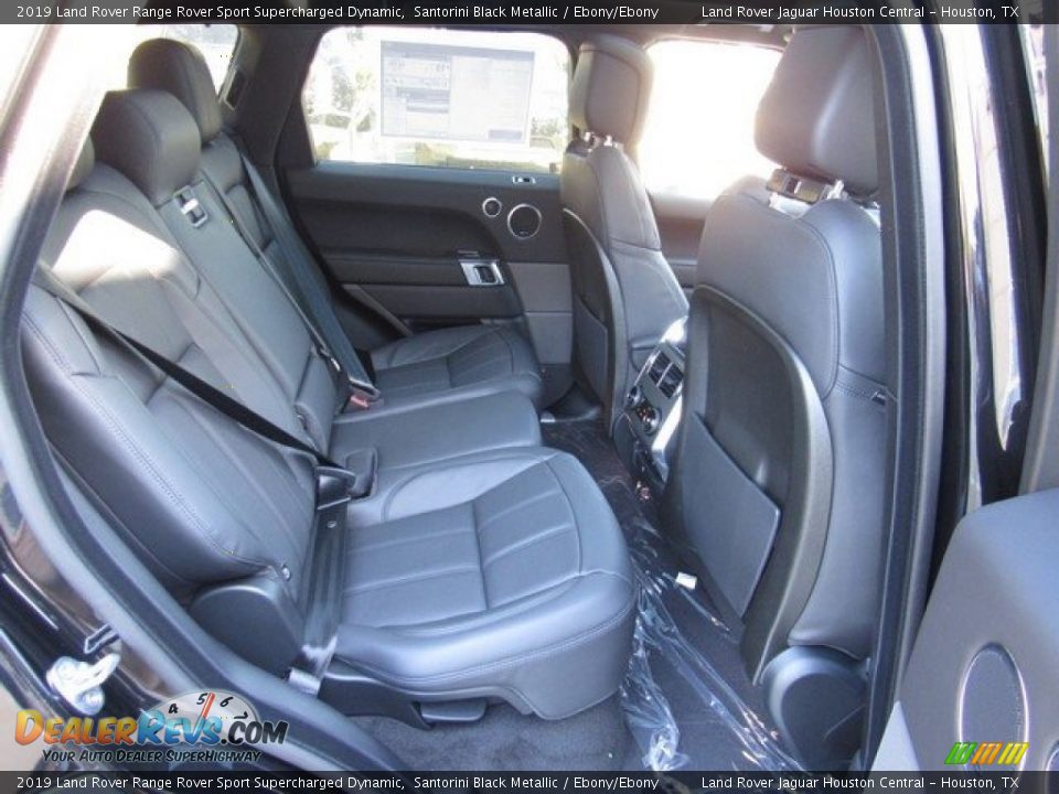 2019 Land Rover Range Rover Sport Supercharged Dynamic Santorini Black Metallic / Ebony/Ebony Photo #19