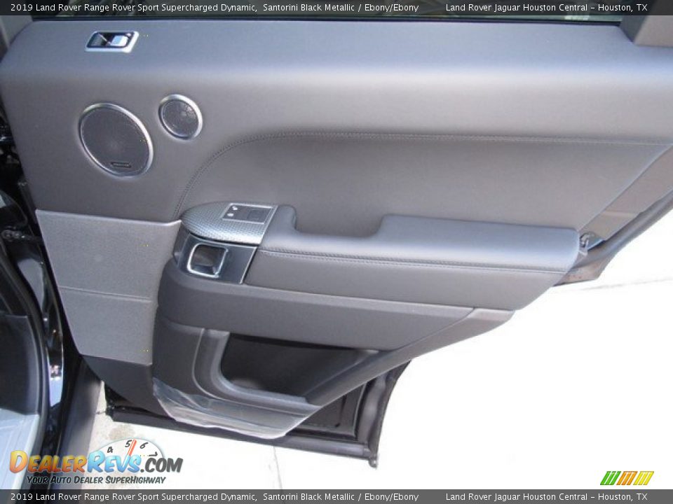 2019 Land Rover Range Rover Sport Supercharged Dynamic Santorini Black Metallic / Ebony/Ebony Photo #21