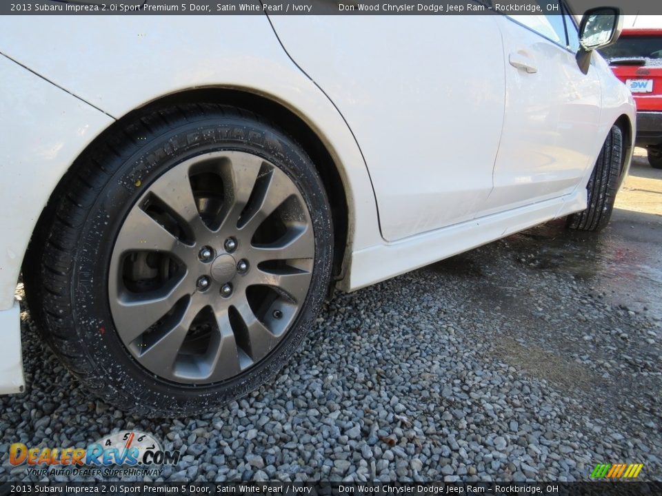 2013 Subaru Impreza 2.0i Sport Premium 5 Door Satin White Pearl / Ivory Photo #16