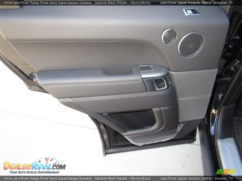 2019 Land Rover Range Rover Sport Supercharged Dynamic Santorini Black Metallic / Ebony/Ebony Photo #22