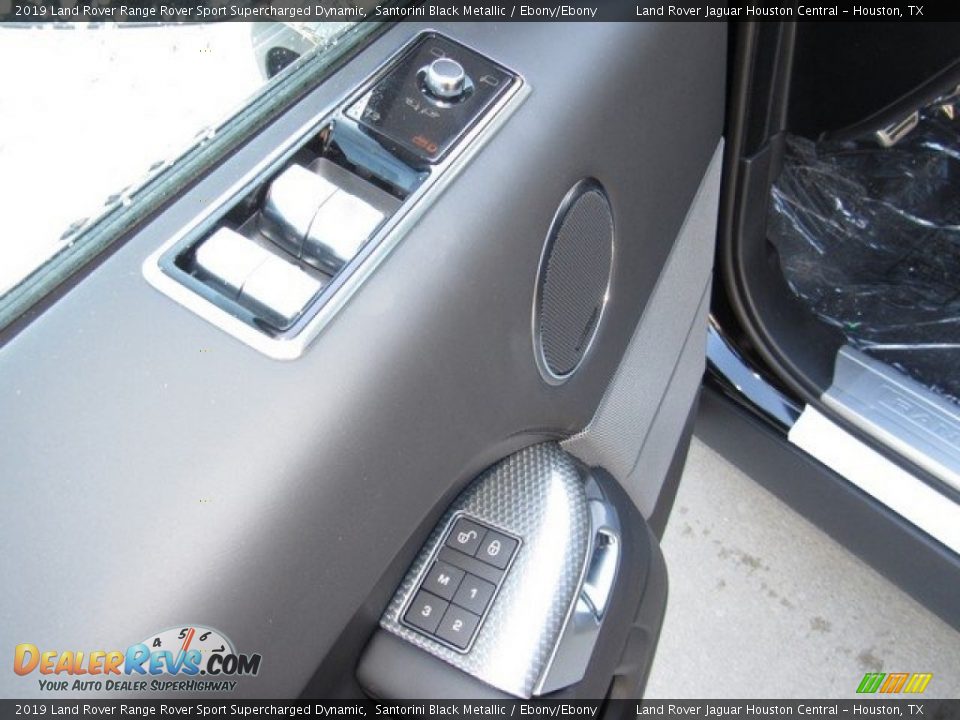 2019 Land Rover Range Rover Sport Supercharged Dynamic Santorini Black Metallic / Ebony/Ebony Photo #24