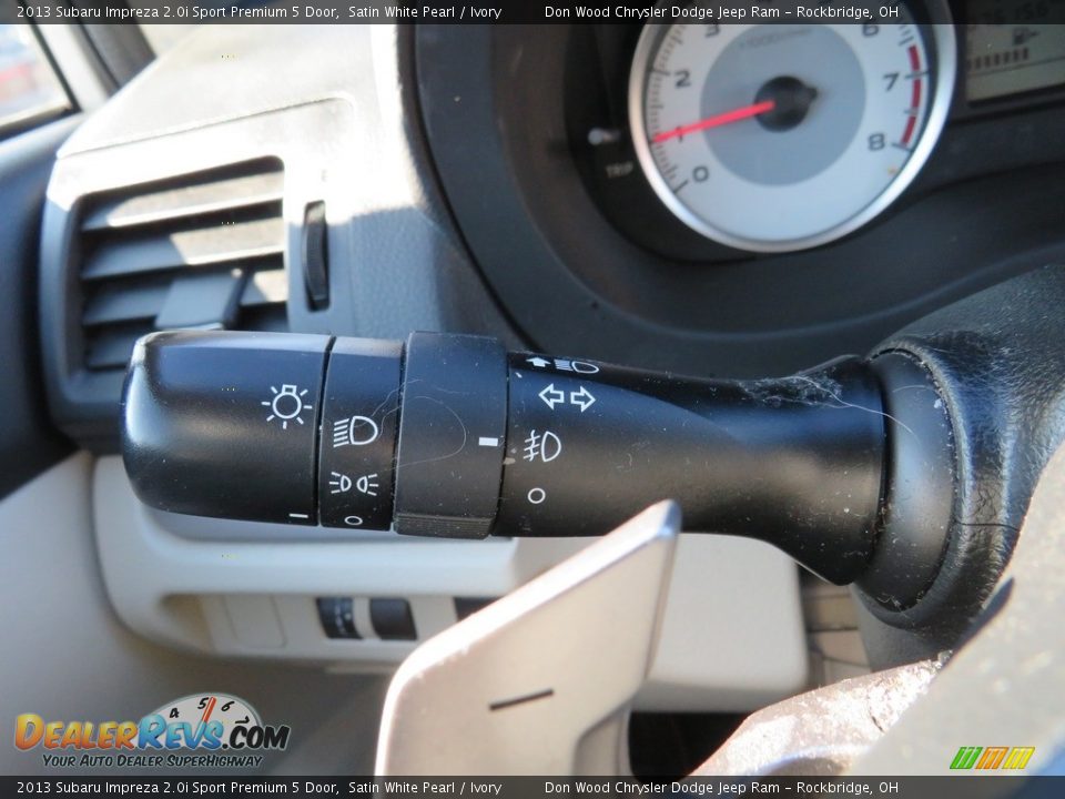 2013 Subaru Impreza 2.0i Sport Premium 5 Door Satin White Pearl / Ivory Photo #19