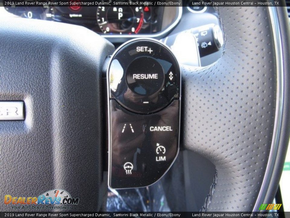 2019 Land Rover Range Rover Sport Supercharged Dynamic Santorini Black Metallic / Ebony/Ebony Photo #27