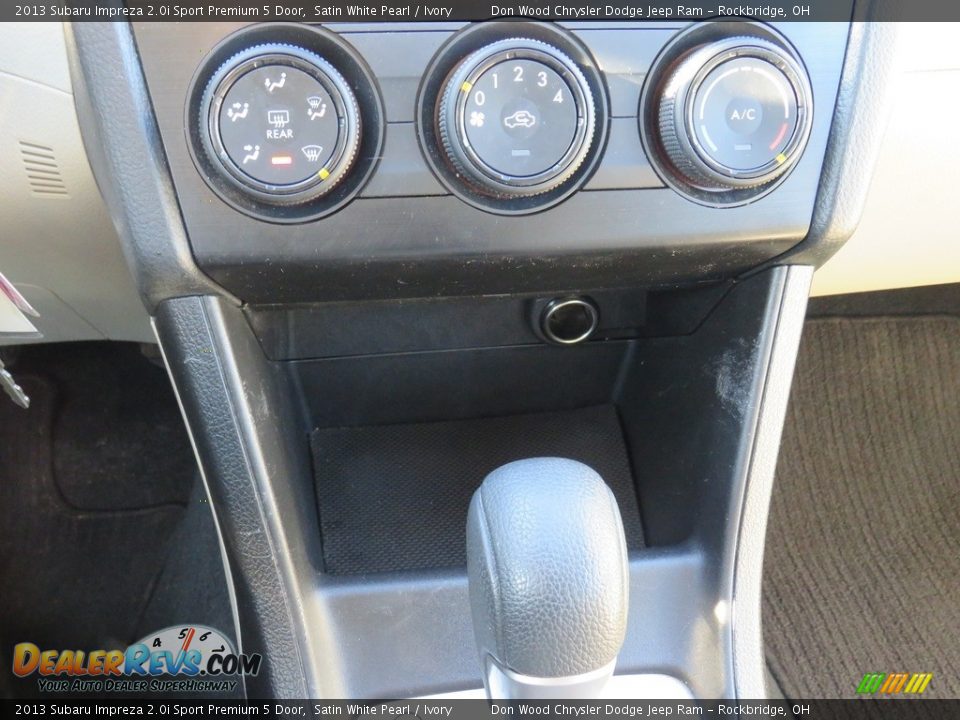 2013 Subaru Impreza 2.0i Sport Premium 5 Door Satin White Pearl / Ivory Photo #24