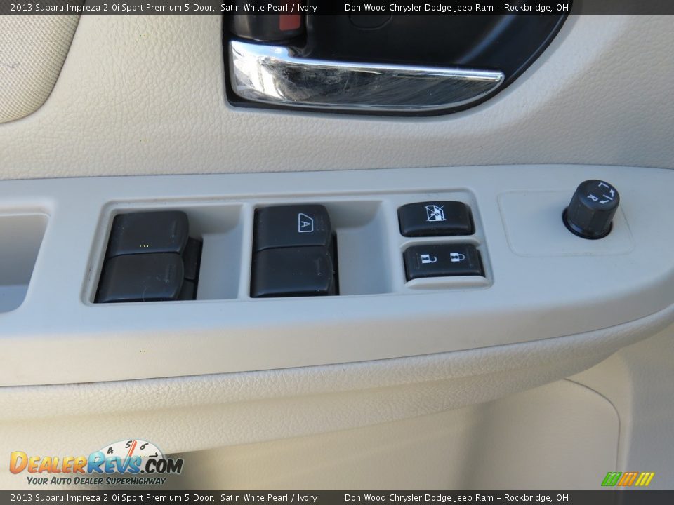 2013 Subaru Impreza 2.0i Sport Premium 5 Door Satin White Pearl / Ivory Photo #26