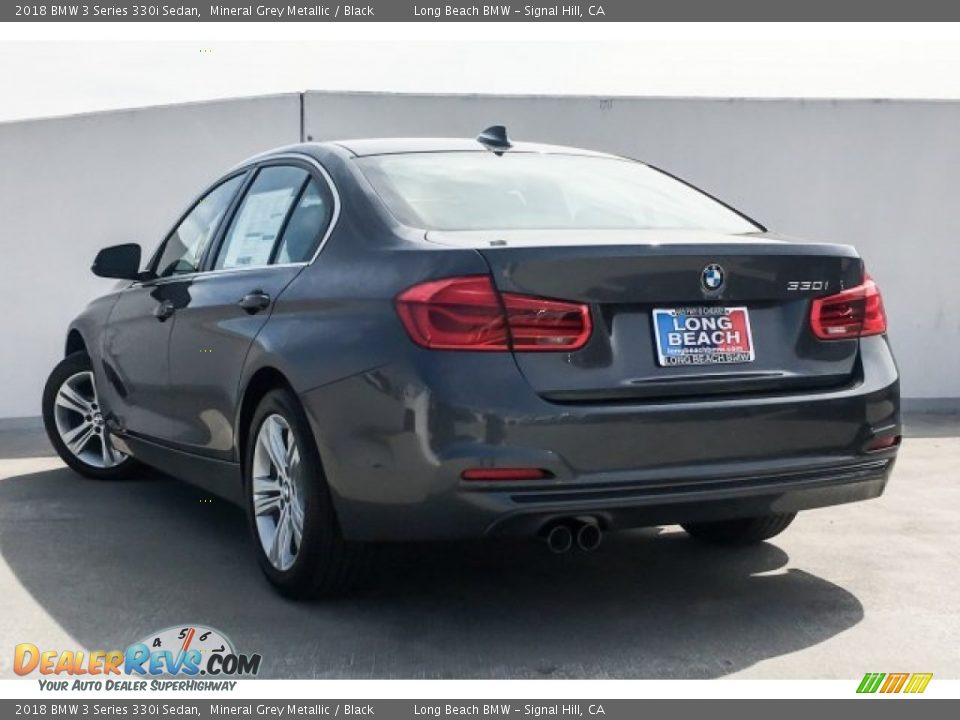 2018 BMW 3 Series 330i Sedan Mineral Grey Metallic / Black Photo #2