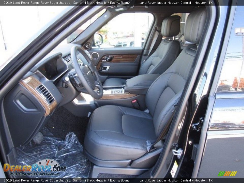 2019 Land Rover Range Rover Supercharged Santorini Black Metallic / Ebony/Ebony Photo #3