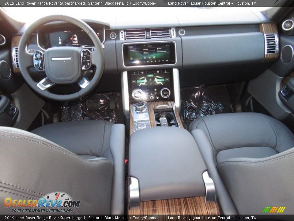 2019 Land Rover Range Rover Supercharged Santorini Black Metallic / Ebony/Ebony Photo #4
