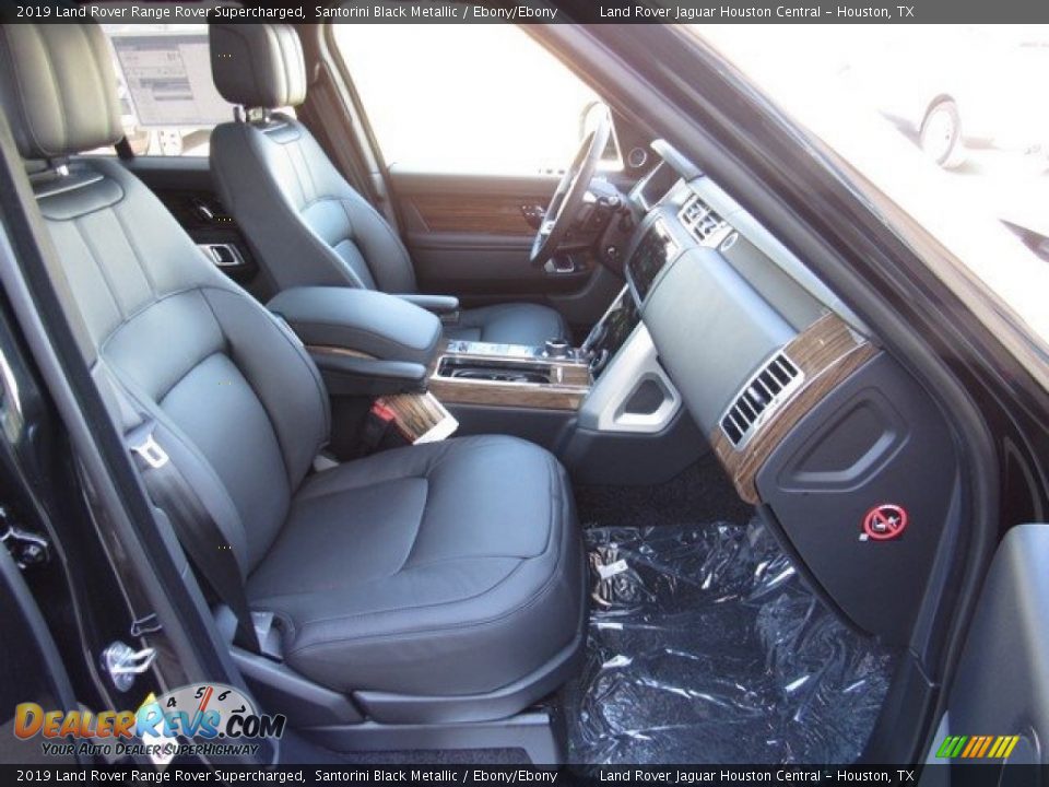 2019 Land Rover Range Rover Supercharged Santorini Black Metallic / Ebony/Ebony Photo #5