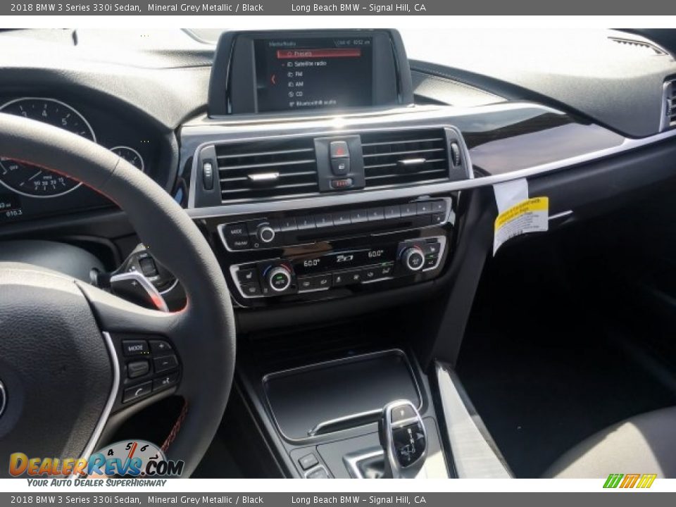 2018 BMW 3 Series 330i Sedan Mineral Grey Metallic / Black Photo #6
