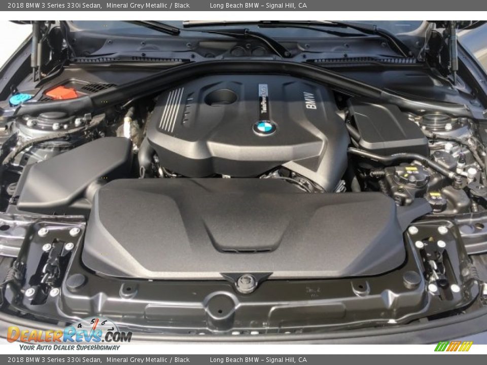 2018 BMW 3 Series 330i Sedan Mineral Grey Metallic / Black Photo #8