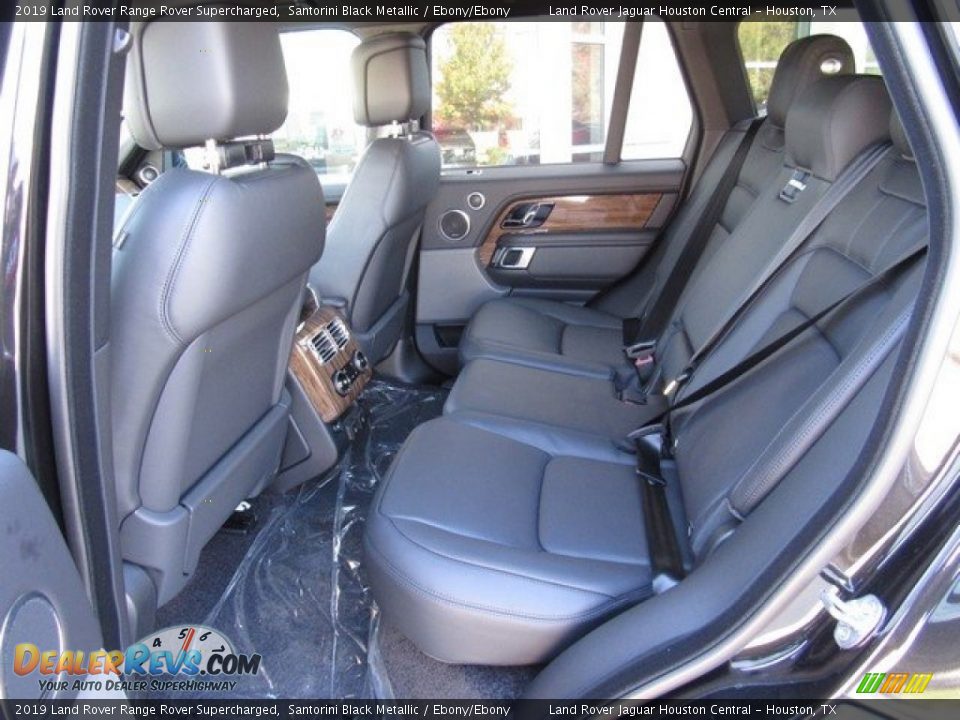 2019 Land Rover Range Rover Supercharged Santorini Black Metallic / Ebony/Ebony Photo #13