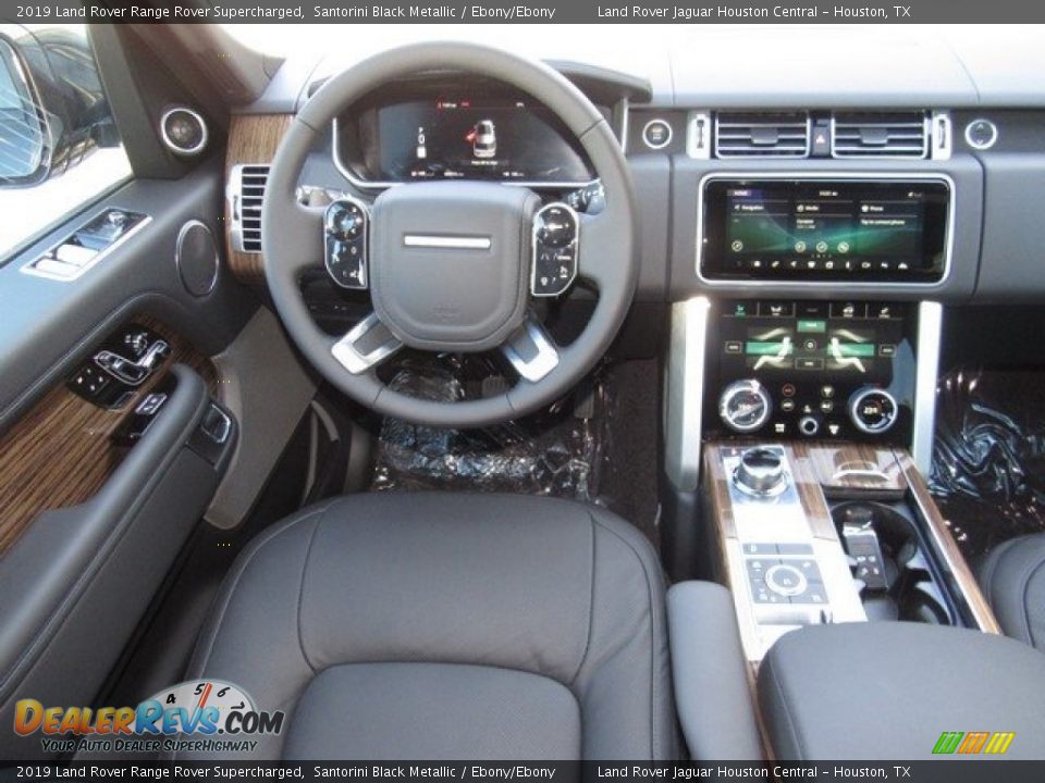 2019 Land Rover Range Rover Supercharged Santorini Black Metallic / Ebony/Ebony Photo #14