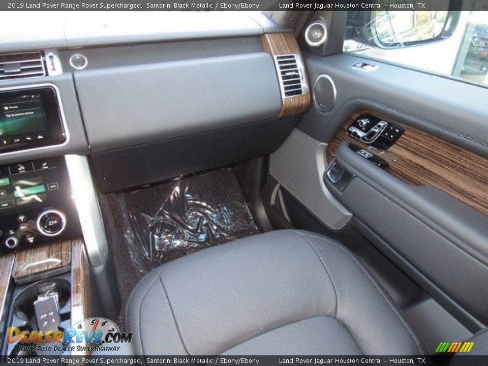 2019 Land Rover Range Rover Supercharged Santorini Black Metallic / Ebony/Ebony Photo #15
