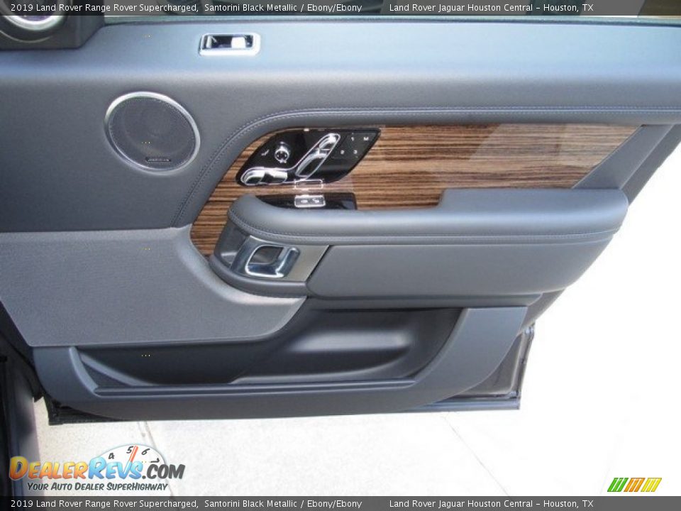 2019 Land Rover Range Rover Supercharged Santorini Black Metallic / Ebony/Ebony Photo #20