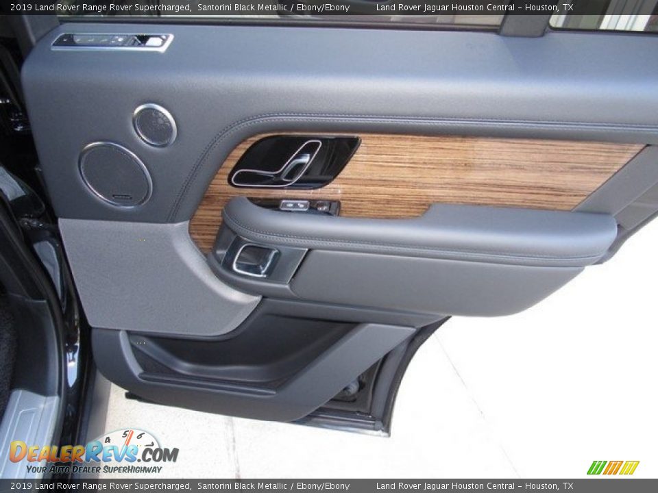 2019 Land Rover Range Rover Supercharged Santorini Black Metallic / Ebony/Ebony Photo #22