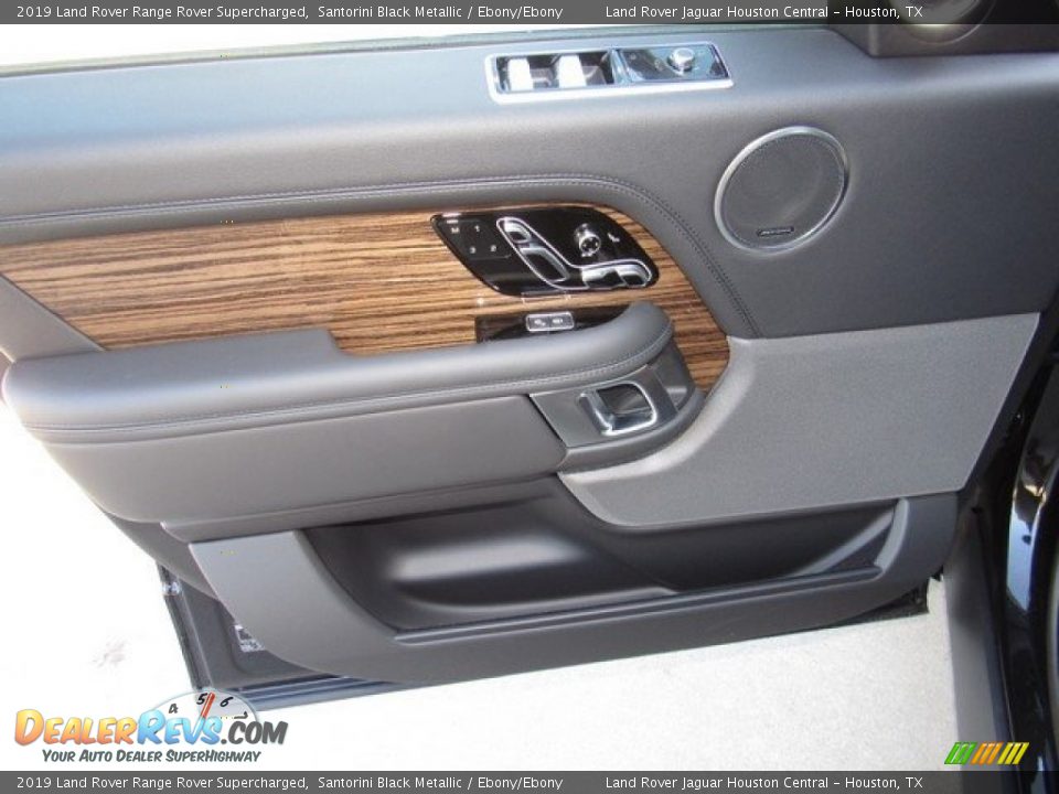 2019 Land Rover Range Rover Supercharged Santorini Black Metallic / Ebony/Ebony Photo #26