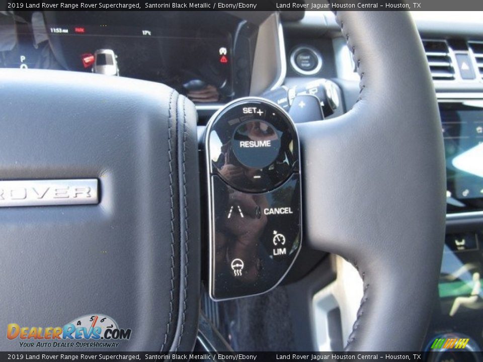 2019 Land Rover Range Rover Supercharged Santorini Black Metallic / Ebony/Ebony Photo #31