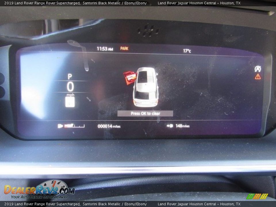 2019 Land Rover Range Rover Supercharged Santorini Black Metallic / Ebony/Ebony Photo #32