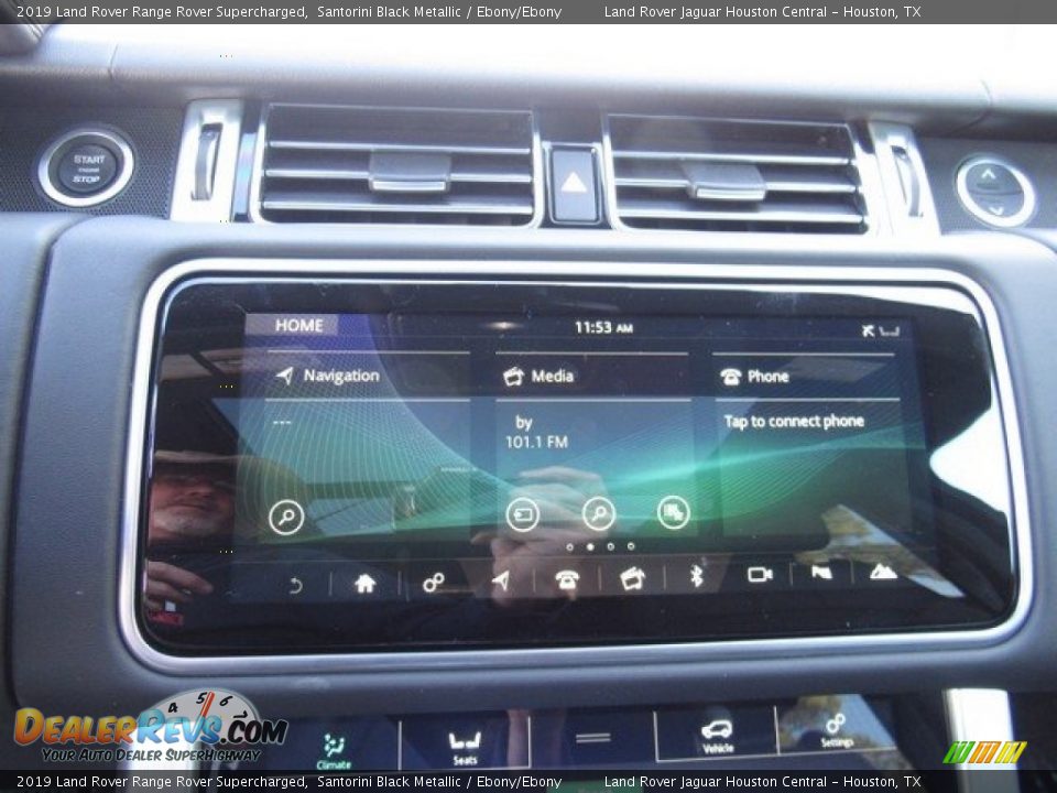 2019 Land Rover Range Rover Supercharged Santorini Black Metallic / Ebony/Ebony Photo #33