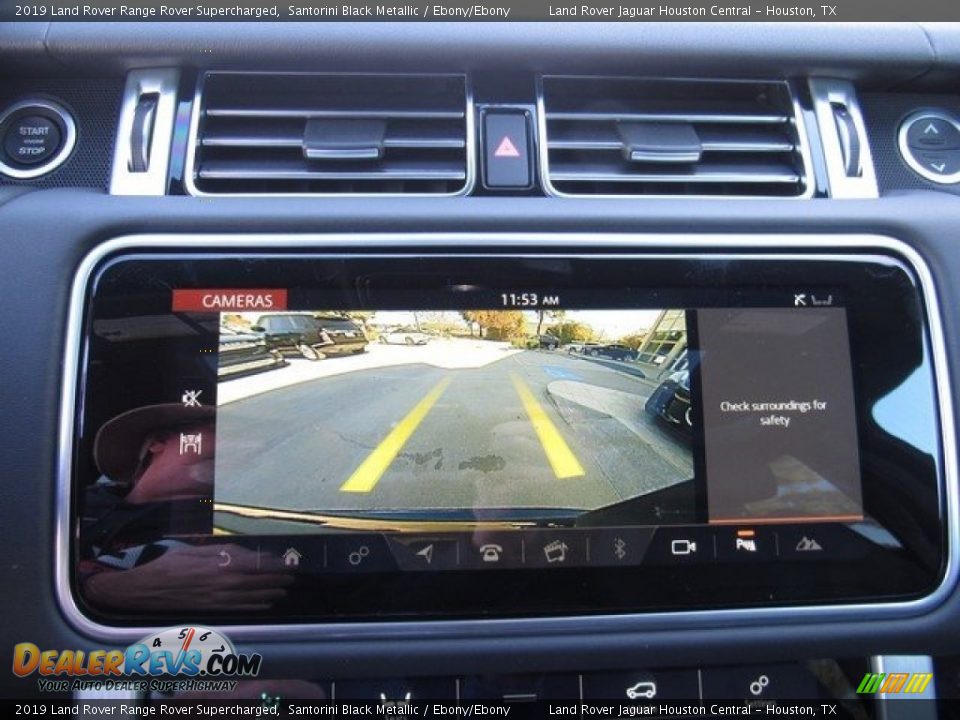 2019 Land Rover Range Rover Supercharged Santorini Black Metallic / Ebony/Ebony Photo #35