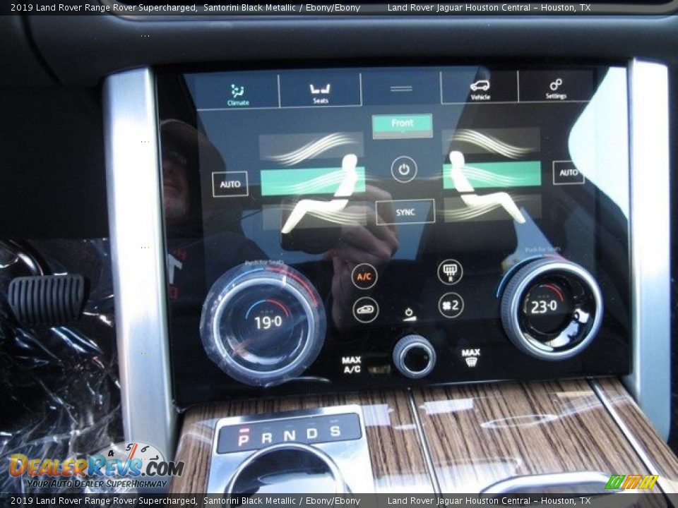 2019 Land Rover Range Rover Supercharged Santorini Black Metallic / Ebony/Ebony Photo #36