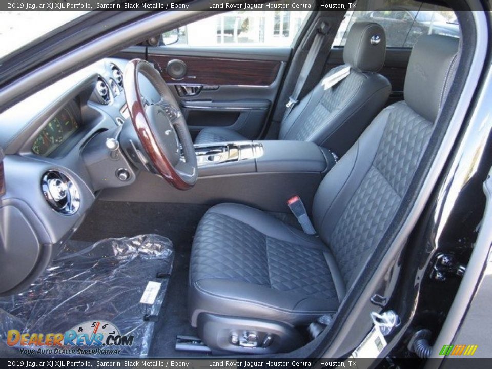 Ebony Interior - 2019 Jaguar XJ XJL Portfolio Photo #3
