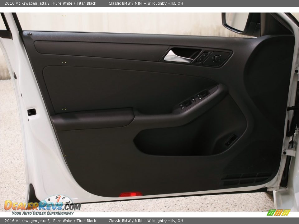 2016 Volkswagen Jetta S Pure White / Titan Black Photo #4