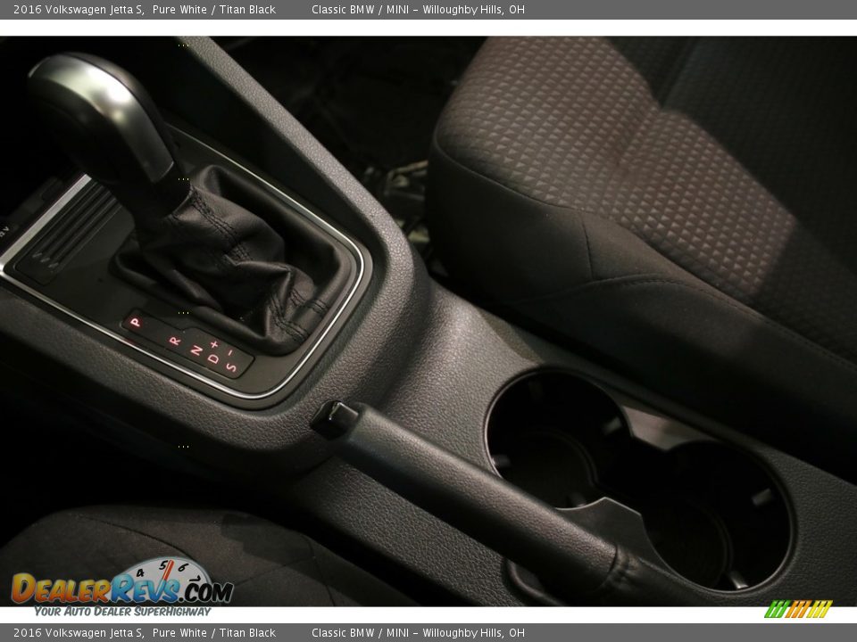 2016 Volkswagen Jetta S Pure White / Titan Black Photo #13