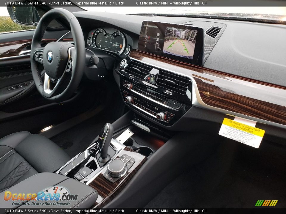 2019 BMW 5 Series 540i xDrive Sedan Imperial Blue Metallic / Black Photo #4