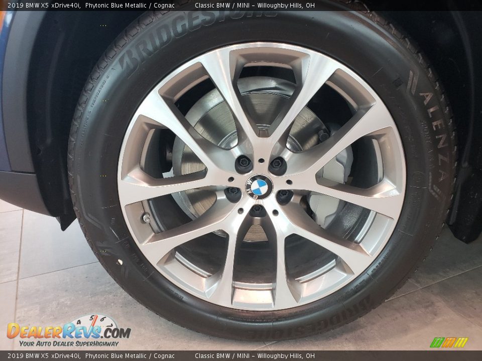 2019 BMW X5 xDrive40i Phytonic Blue Metallic / Cognac Photo #3