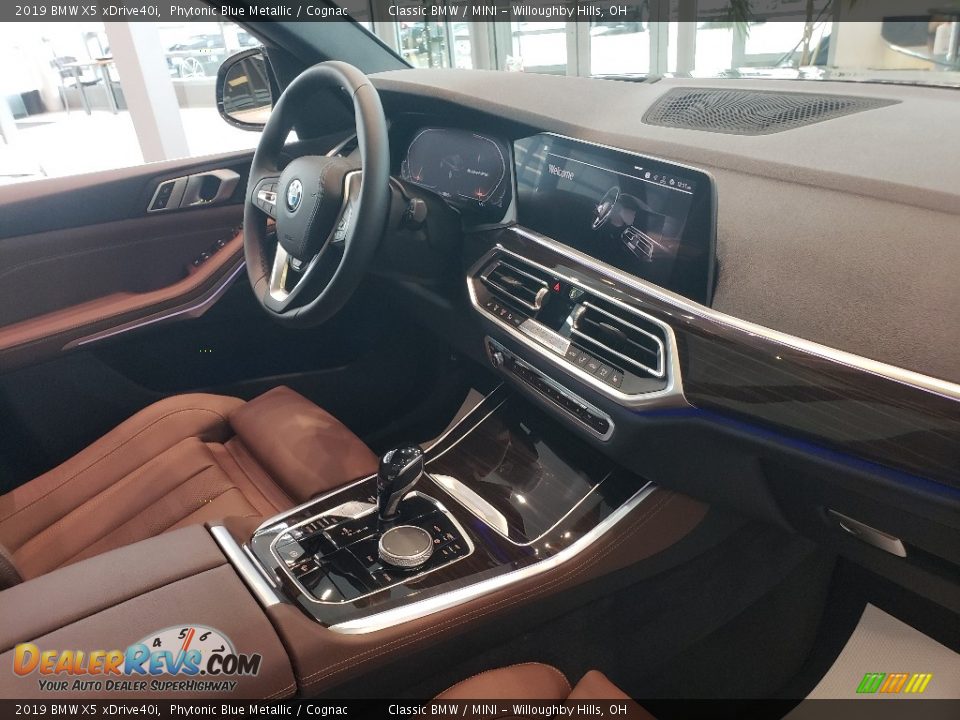 2019 BMW X5 xDrive40i Phytonic Blue Metallic / Cognac Photo #4