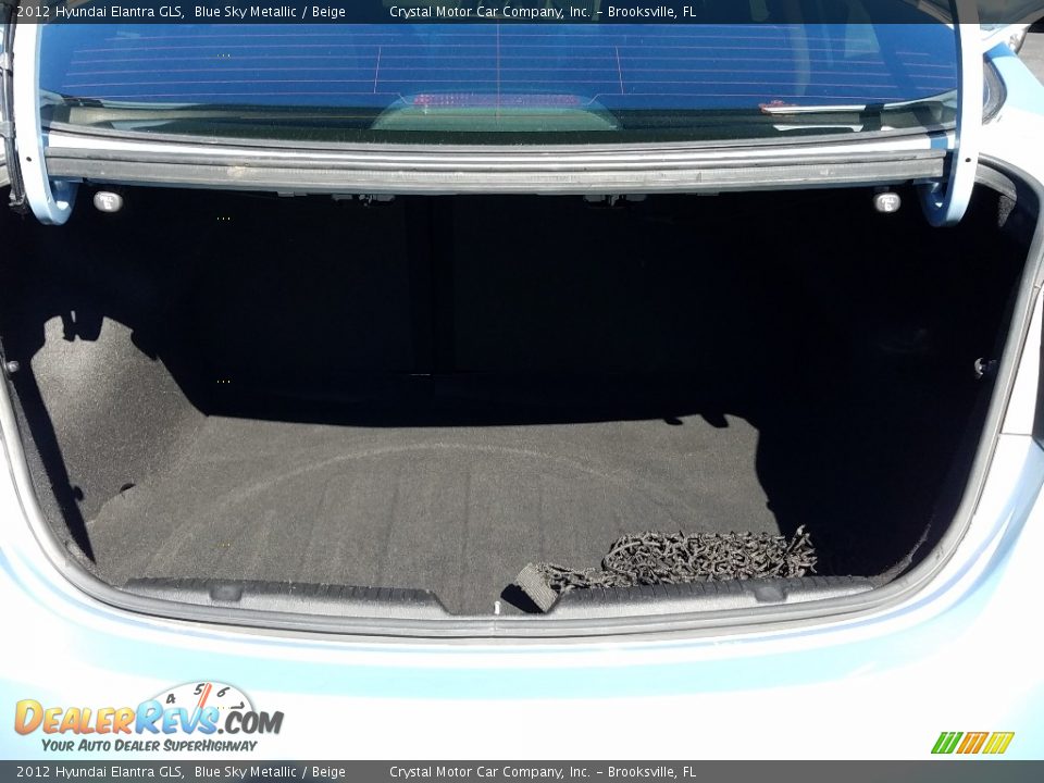 2012 Hyundai Elantra GLS Blue Sky Metallic / Beige Photo #19