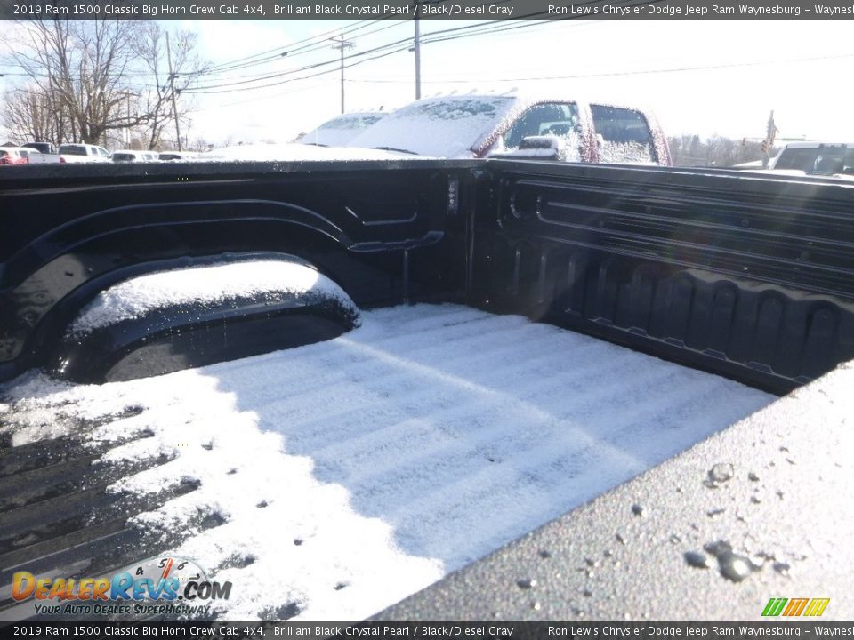 2019 Ram 1500 Classic Big Horn Crew Cab 4x4 Brilliant Black Crystal Pearl / Black/Diesel Gray Photo #11