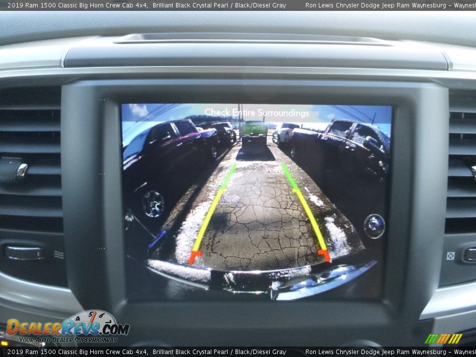 2019 Ram 1500 Classic Big Horn Crew Cab 4x4 Brilliant Black Crystal Pearl / Black/Diesel Gray Photo #17