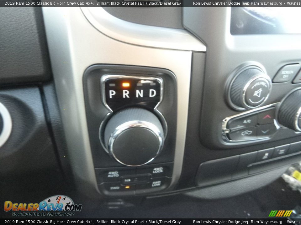 2019 Ram 1500 Classic Big Horn Crew Cab 4x4 Brilliant Black Crystal Pearl / Black/Diesel Gray Photo #20