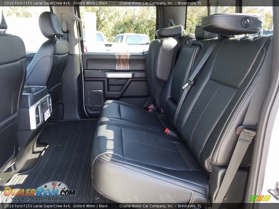 2019 Ford F150 Lariat SuperCrew 4x4 Oxford White / Black Photo #10