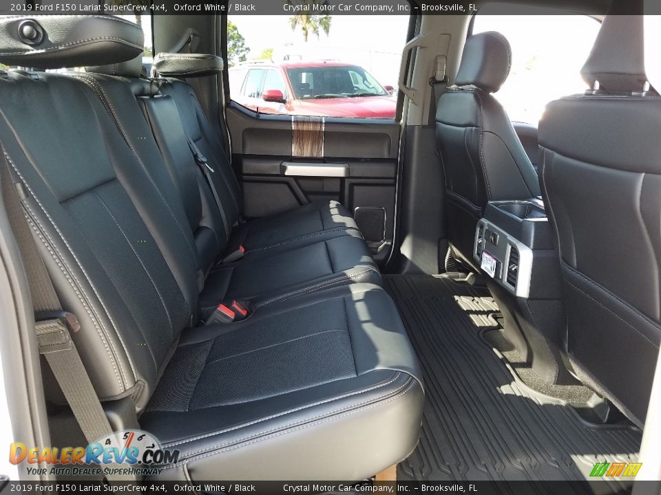 2019 Ford F150 Lariat SuperCrew 4x4 Oxford White / Black Photo #11