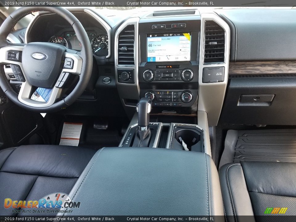 2019 Ford F150 Lariat SuperCrew 4x4 Oxford White / Black Photo #13