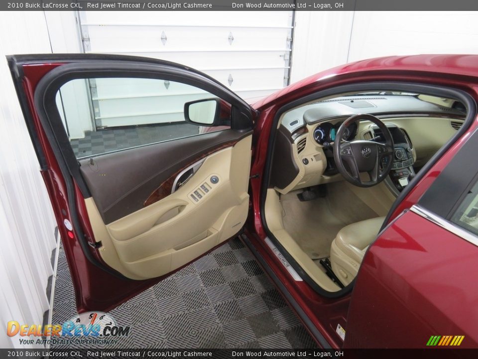 2010 Buick LaCrosse CXL Red Jewel Tintcoat / Cocoa/Light Cashmere Photo #11