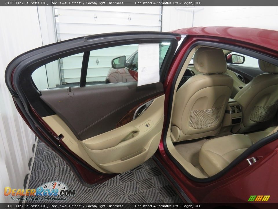 2010 Buick LaCrosse CXL Red Jewel Tintcoat / Cocoa/Light Cashmere Photo #15