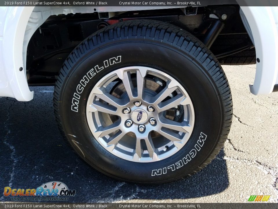 2019 Ford F150 Lariat SuperCrew 4x4 Oxford White / Black Photo #20