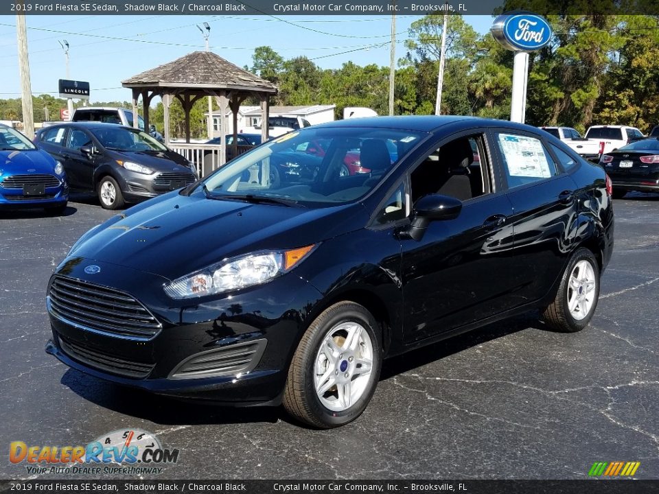 2019 Ford Fiesta SE Sedan Shadow Black / Charcoal Black Photo #1